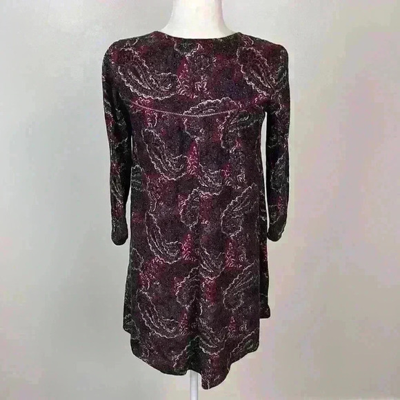 American Eagle Aztec Print Keyhole Mini Dress Size XXS - Picture 4 of 8